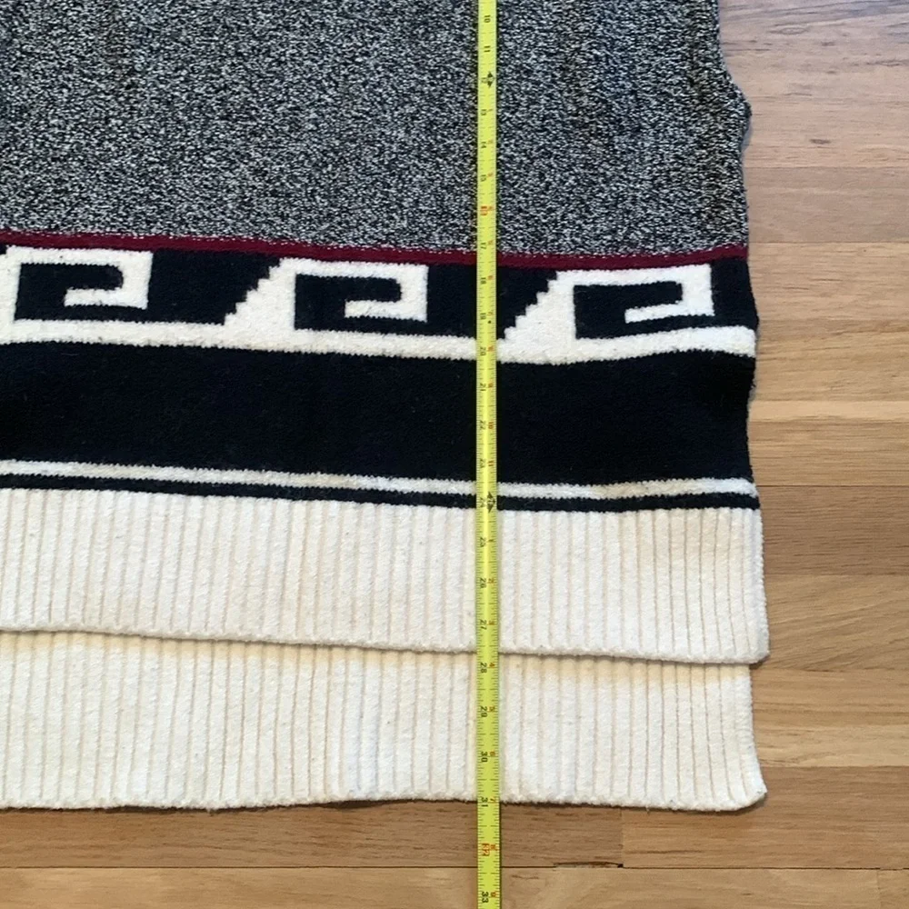 LOFT Turtleneck Drop Shoulder Oversized Marbled Sweater Tunic Women’s XS/S - Picture 8 of 16